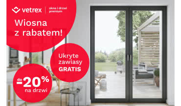 Wiosenna promocja Vetrex na okna i drzwi